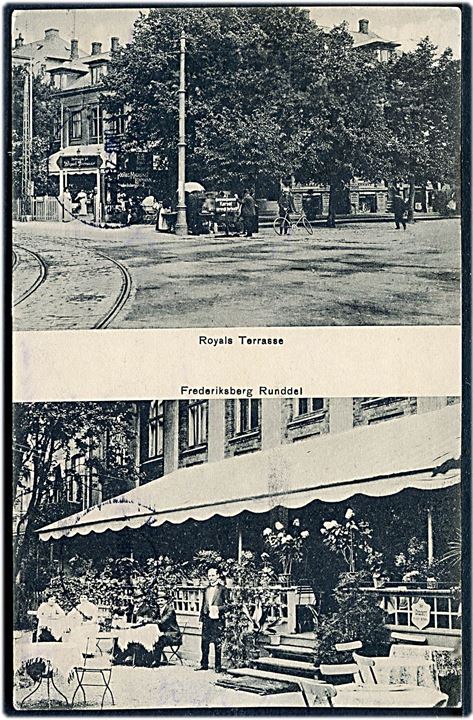 Frederiksberg Runddel og Royals Terrasse. No. 3632. Kvalitet 8