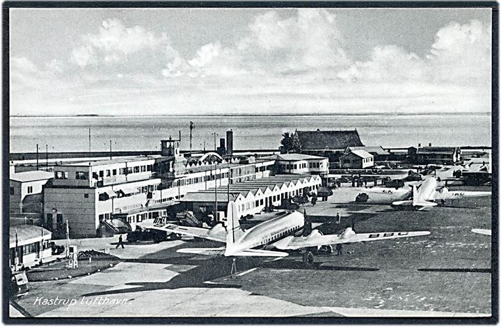 Douglas DC-4 SE-BBC “Sigvard Viking” i Kastrup Lufthavn. Rudolf Olsen no. 8623. Kvalitet 10