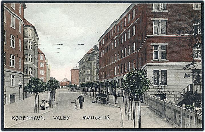 Valby, Mølleallé. Stenders no. 11214. Kvalitet 7