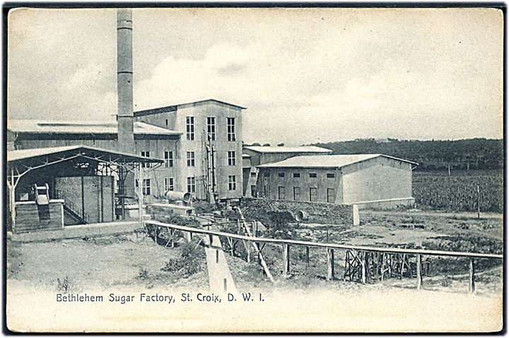 D.V.I., St. Croix, Bethlehem Sugar Factory. Lightbourn St. Croix series no. 24. Kvalitet 8