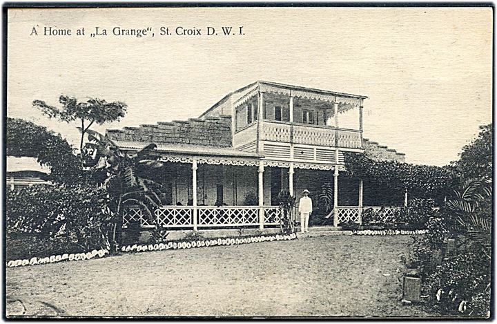 D.V.I., St. Croix, “La Grange”. R. D. Benjamin u/no. Kvalitet 8