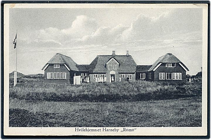 Hvilehjemmet Harneby paa Rømø. J. Timm no. C 1932 34.
