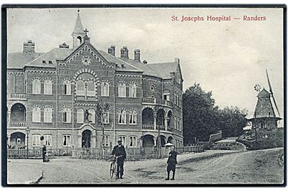 Randers. St. Joseps Hospital og Møllen. J. M. Jensen no. 121.