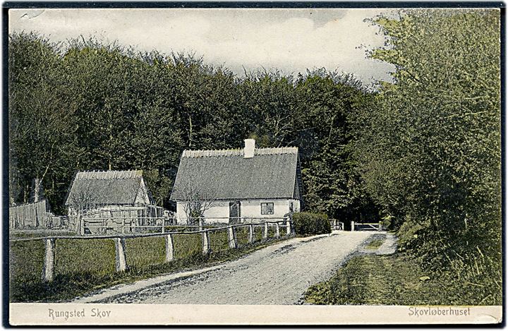 Rungsted Skov.  Skovløberhuset. A. Vincent no. 3094.