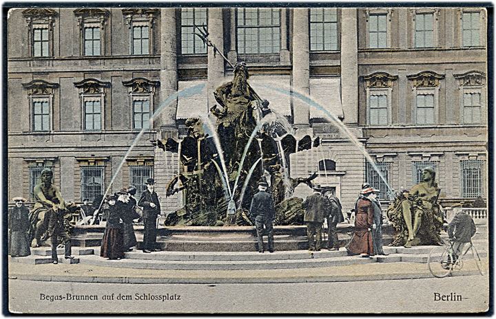 Tyskland, Berlin, Begas-Brunnen på slotspladsen. M. O'Brien no. 130.