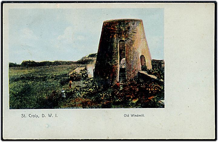 D.V.I., St. Croix, Old Windmill. U/no.