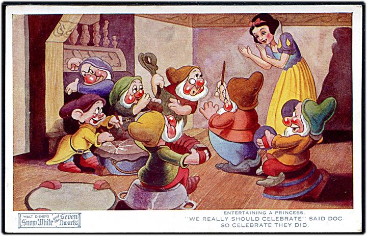 Walt Disney: Valentine & Sons no. 4166. “Snow White”.