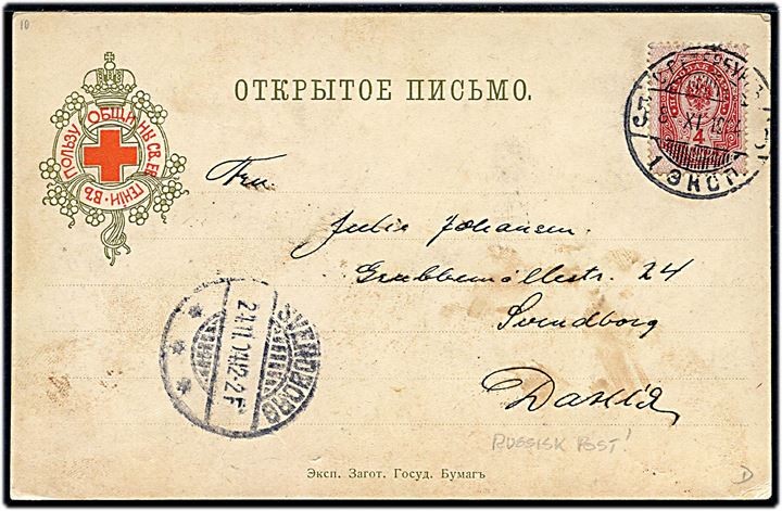 Russisk troika. Anvendt fra St. Petersborg 1904 til Danmark.