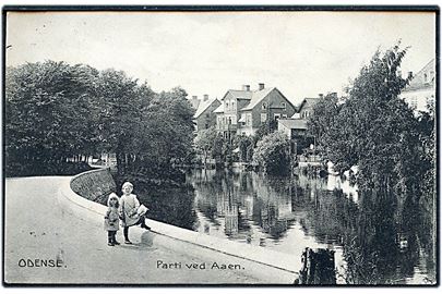 Odense, parti ved Aaen. Stenders no. 12874.