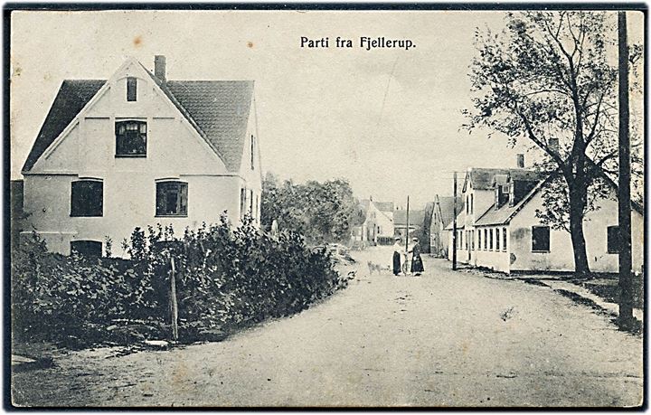 Parti fra Fjellerup. J.J.N. no. 9138. Anvendt i 1921.