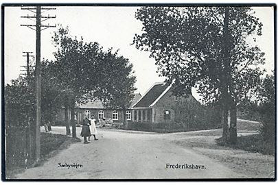Frederikshavn, Sæbyvejen. Flensborg Lager u/no.
