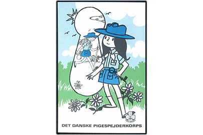 Det danske Pigespejderkorps - nøglehuls-kort. U/no.