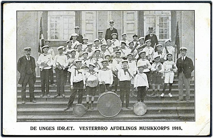 Købh., Vesterbro afdeling af De Unges Idræt D.U.I., musikkorpset. U/no.