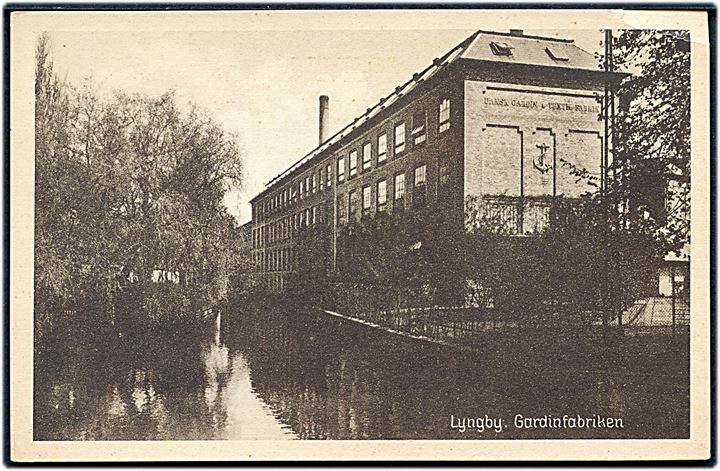 Lyngby, Gardinfabriken. Stenders no. 60523.