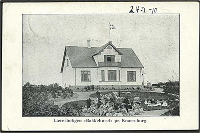 Lærerboligen Bakkehuset i Knarreborg. Andels Bogtrykkeriet u/no.