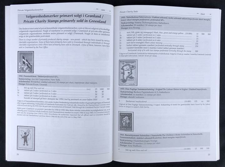 Grønland - GF 7 - Cinderella 1999. Illustreret katalog over julemærker, sparemærker, gebyrmærker, frankostempler og meget mere. 120 sider.