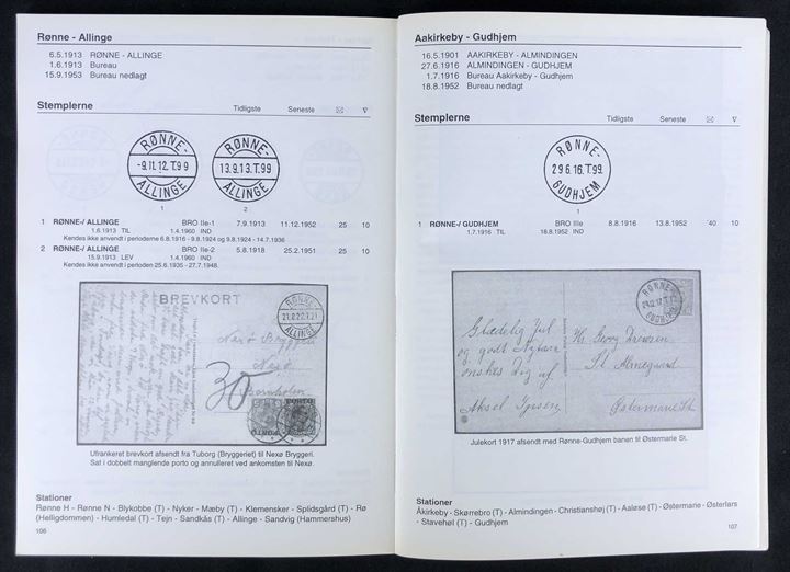 Bornholms poststempler af Jan Bendix. 128 sider illustreret håndbog og katalog.