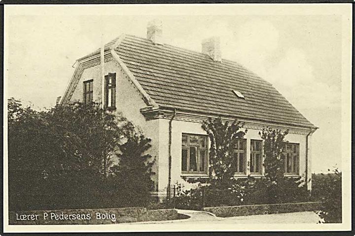 Lærer P. Pedersens bolig i Knarreborg. Stenders no. 4.