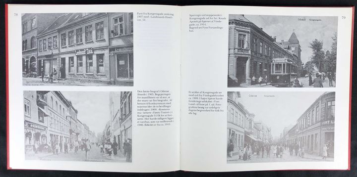 Odense på gamle postkort af Richard G. Nielsen. 153 sider.