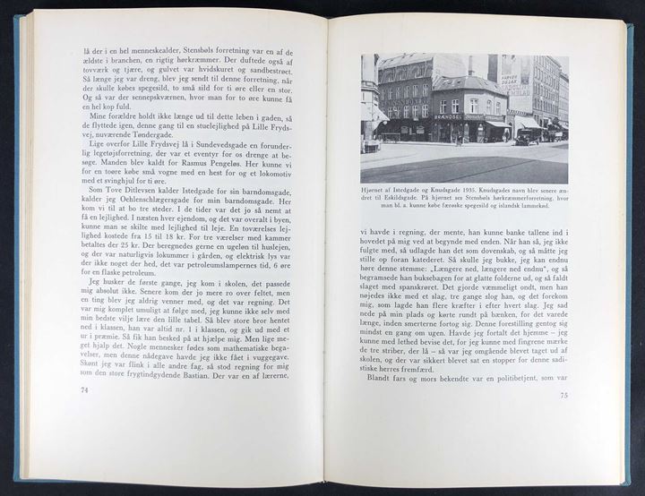 Københavnere fortæller - Erindringer fra det gamle København. Redigeret af Poul Strømstad. Illustreret 157 sider.