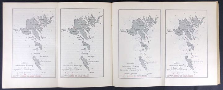 Brown's Strømkort visende Tidevandsstrømninger i Nordsøen og ved Pentland Firth, samt ved Færøerne. 