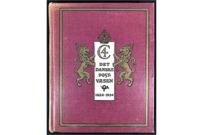 Det kongelige danske Postvæsen gennem 300 Aar 1624-1924, Illustreret festskrift udgivet af Generaldirektoratet for Postvæsnet. 522 sider.
