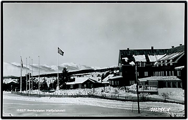 Sanderstølen Høifjellshotell. Mittet no. 1532/7.