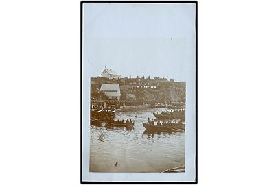 Thorshavn, fotokort fra kongebesøget i 1907. U/no.