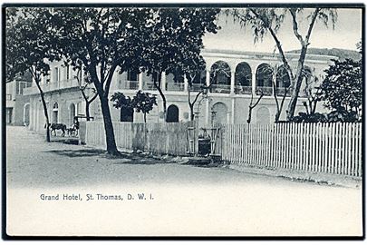 D.V.I., St. Thomas. Grand Hotel. Lightbourn, St. Thomas serie no. 12.