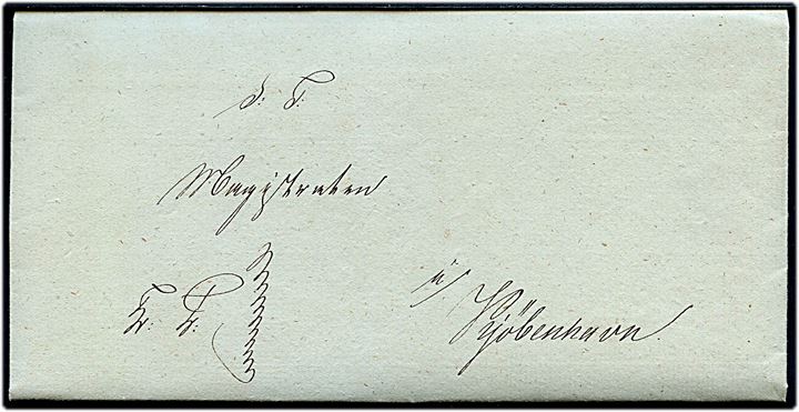 1835. Tjenestebrev mærket K.T. med fuldt indhold dateret Bornholms Amtsstue d. 2.11.1835 til Magistraten i Kjøbenhavn.