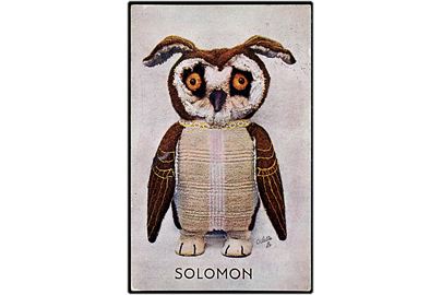 Solomon, stof ugle. R. Tuck & Sons Solomon no. 3245.