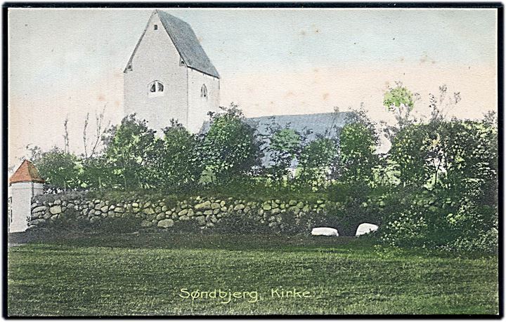 Søndbjerg kirke. Stenders no. 7942.