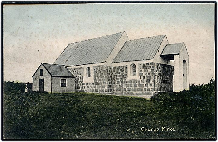 Grurup kirke. Stenders no. 8106.