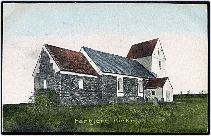 Hanbjerg kirke. Stenders no. 8729.