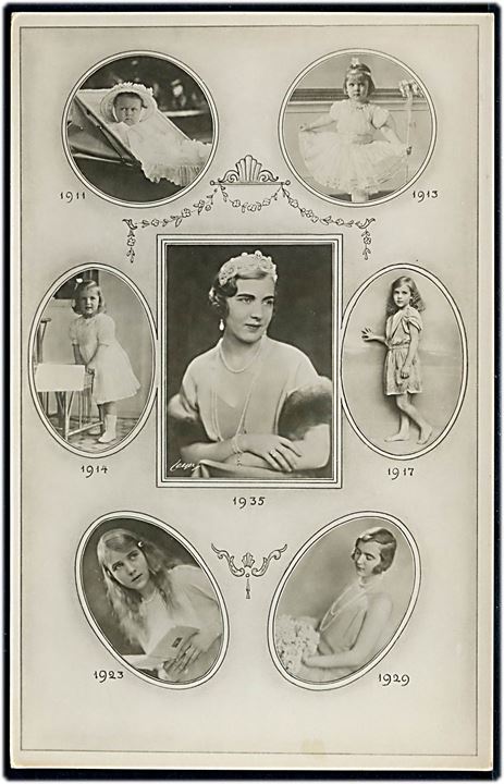 Prinsesse Ingrid med billeder fra 1911 til 1935. A. Eliasson no. 135.