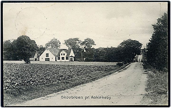Skovbroen pr. Aakirkeby. A. Henriksen u/no.