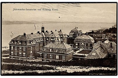 Julemærke sanatoriet ved Kolding Fjord. J.A.F. no. 952.