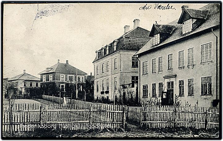 Frederiksborg Husholdningsskole. K. Poulsen no. 5816.