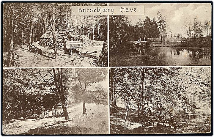 Blommenslyst, Korsebjærg Have, partier. H. Schmidt u/no.