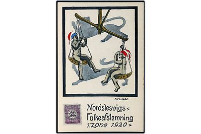 Nordslesvigs-Folkeafstemning 1. Zone 1920. No. N41.