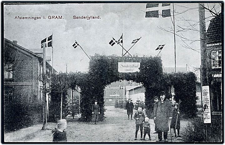 Genforening. Afstemningen i Gramby med æresport. W. Schützsack no. 43560.