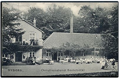Nyborg, Christianslund Badehotel. O. Nørmark no. 6993.