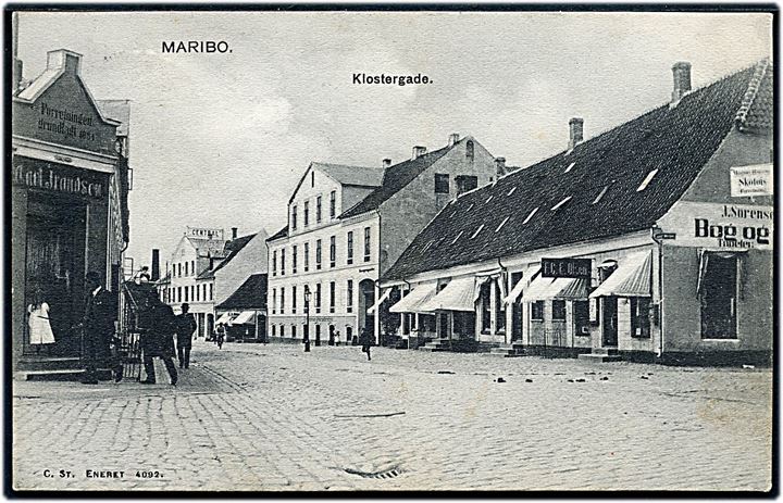 Maribo, Klostergade. Stenders no. 4092.