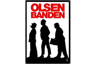Reklame kort med Olsen Banden. Go-Card no. 1182.