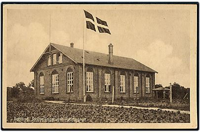 Rødding. Forsamlingshuset Røddinghus. Stenders no. 50409.