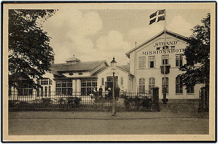 Sønderborg. Missionshotellet Strand. Stenders no. Sønderborg 34.