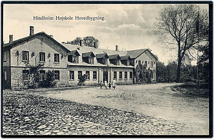 Hindholm Højskole Hovedbygningen. P. Pommer no. 13.