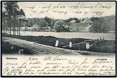 Langesø. Aalekisten. H.H.O. no. 1884.
