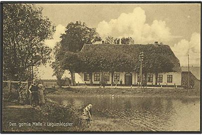 Den gamle mølle i Løgumkloster. Stenders no. 54882.