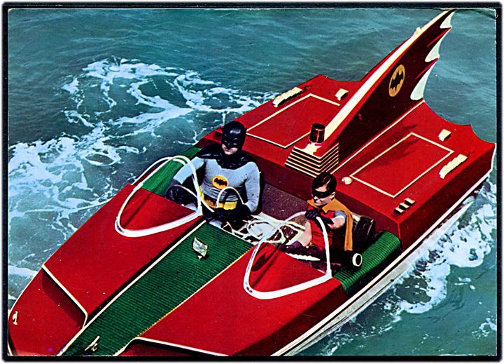 Batman og Robin i speedbåd. Klasik Kards u/no.